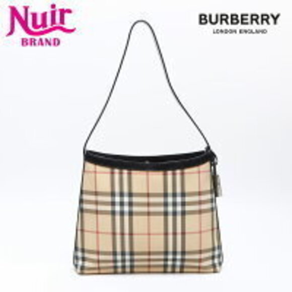 Burberry Handbags - Burberry Nova Check Shoulder Bag Beige